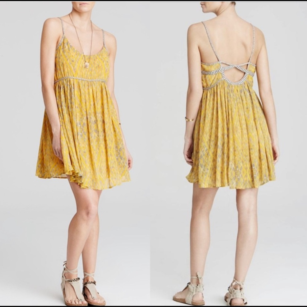 ✨Free People✨ Boho Babydoll Dress Size Small